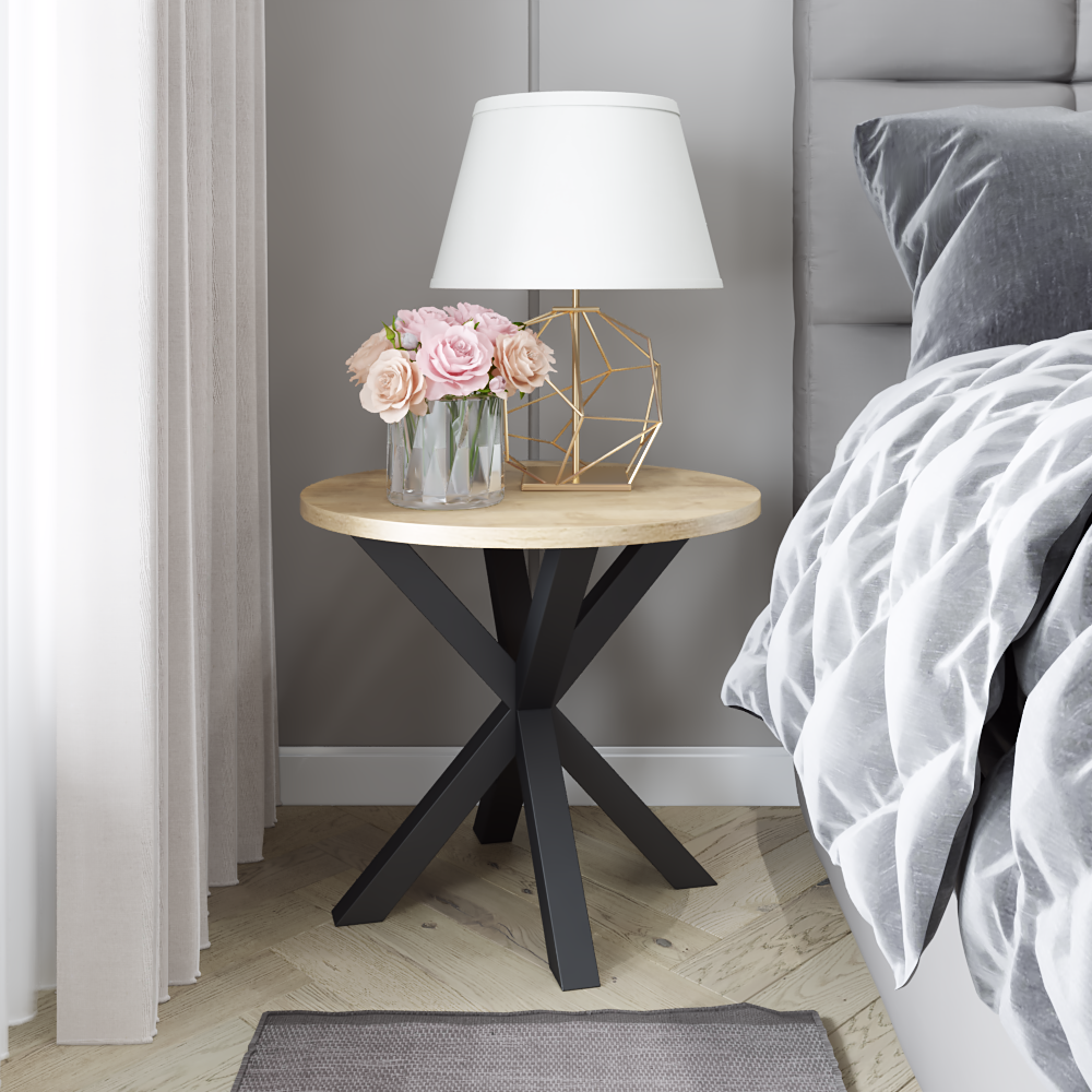 Каркас для журнального стола из металла Loft 450х450 мм H 450 мм Черный (1097) - фото 5 Каркас для журнального стола из металла Loft 450х450 мм H 450 мм Черный (1097) - фото 5