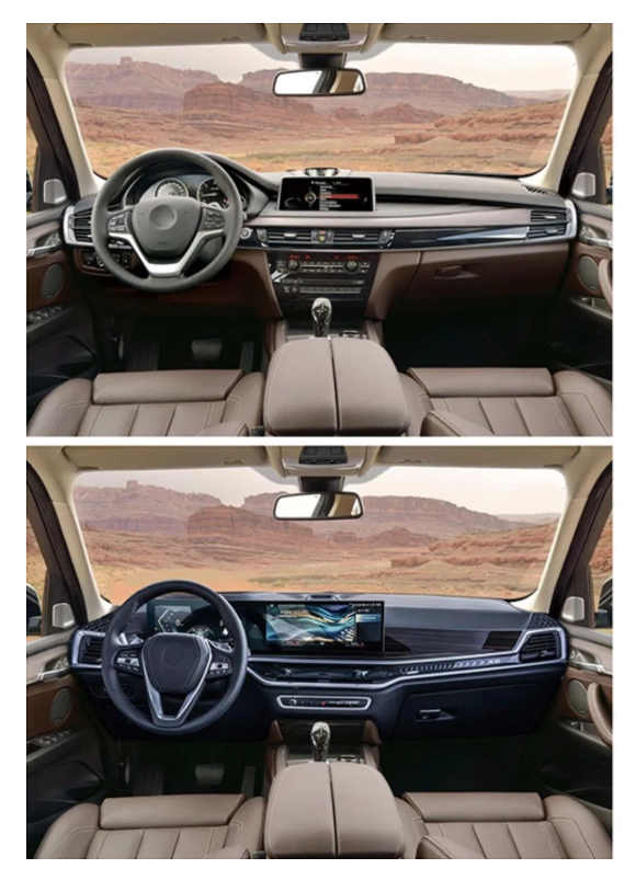 Комплект апгрейда салона GBT на 2025 год для BMW X5 F-15 2013-2018 гг. разные материалы (147990)
