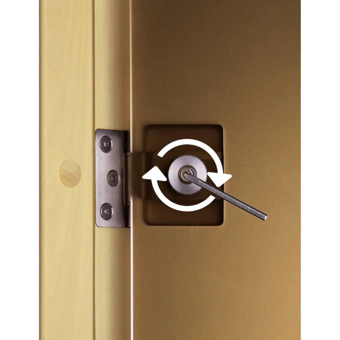 Дверь для бани и сауны Tesli Lux S 1900x700 мм (Три петли) - фото 6 Дверь для бани и сауны Tesli Lux S 1900x700 мм (Три петли) - фото 6