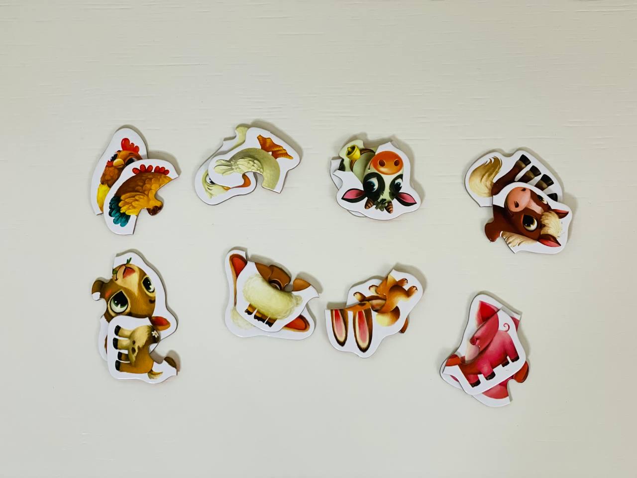 Пазли Puzzlika Тварини ферми 32x4x8,5 см - фото 3 Пазли Puzzlika Тварини ферми 32x4x8,5 см - фото 3