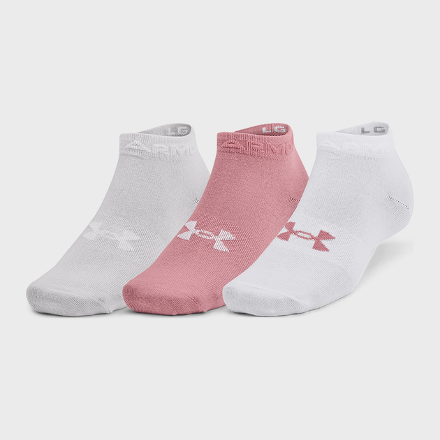 Шкарпетки Under Armour Under Armour Essential Low Cut 3pk 3 пари М Рожевий (1365745-697 М)