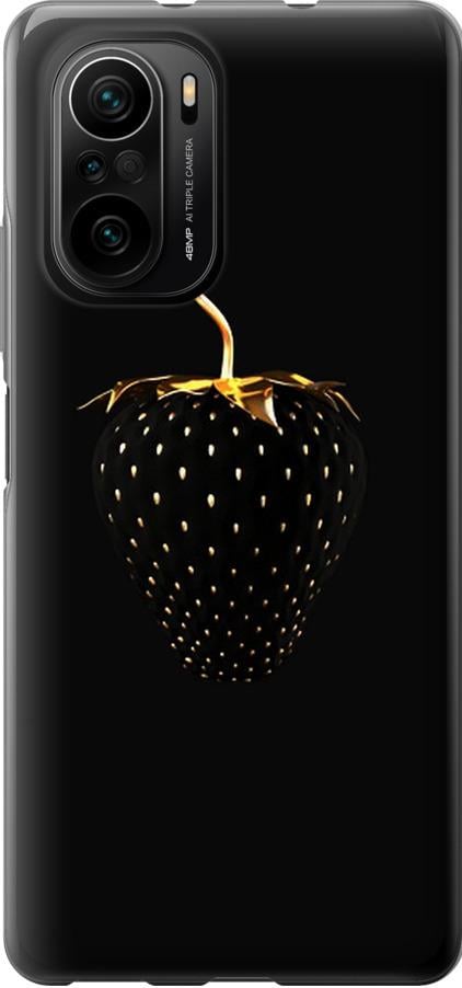 Чохол на Xiaomi Poco F3 Чорна полуниця (3585u-2280-42517)