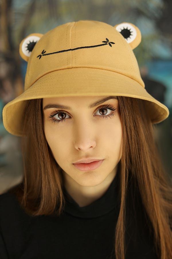 Панама Braxton Smiling frog женская Бежевый (1622)