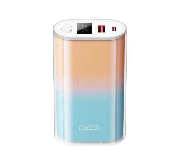Батарея портативная Xo PR222 QC22,5W/PD20W 10000 mAh Blue/Yellow