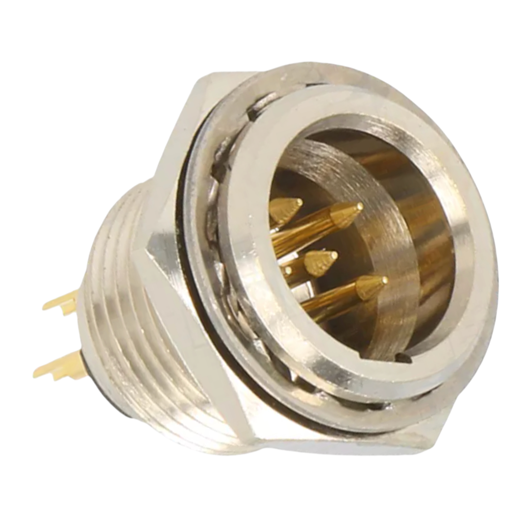 Панельний роз'єм Moco SA137-5P mini XLR 5-pin гніздо для мікрофонних і студійних під'єднань 1 шт. (000049391_2) Панельний роз'єм Moco SA137-5P mini XLR 5-pin гніздо для мікрофонних і студійних під'єднань 1 шт. (000049391_2)