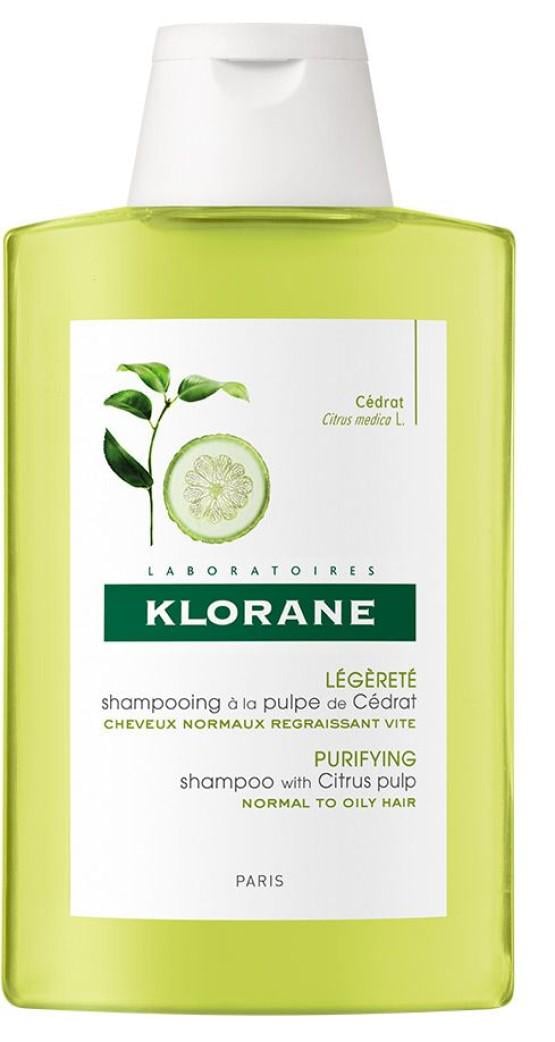 Шампунь для частого применения Klorane Shampoo With Citrus Pulp с мякотью сладкого лимона и витаминами 200 мл (28454334)