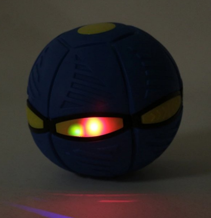 Складаний ігровий м'ячик Flat Ball Disc трансформер Синій - фото 4