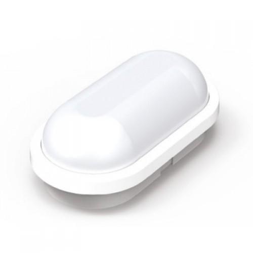 LED-свiтильник овальний 15W 6400K 1500 Lm 230V IP65 115х215 мм Білий (AYDOS-15/400-002-125)