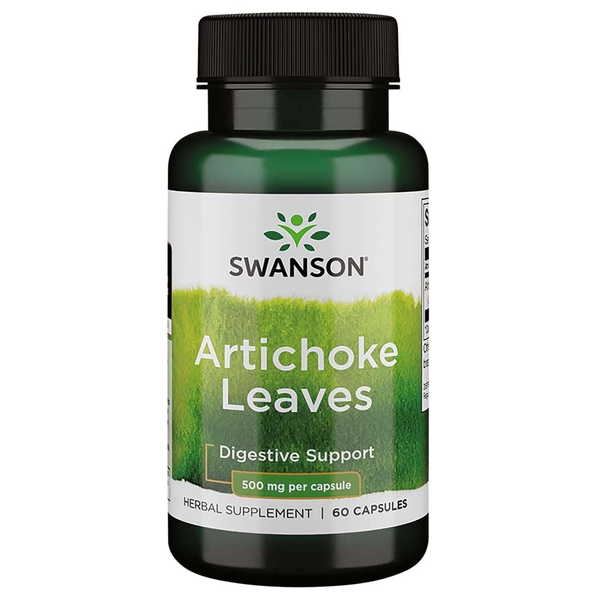 Листья артишока Swanson Artichoke Leaves 500 mg 60 капс.