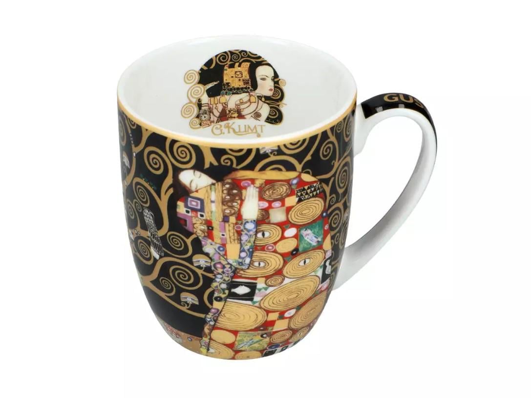 Кружка фарфоровая Carmani Г. Климт Поцелуй Дерево 400 мл (532-0415)