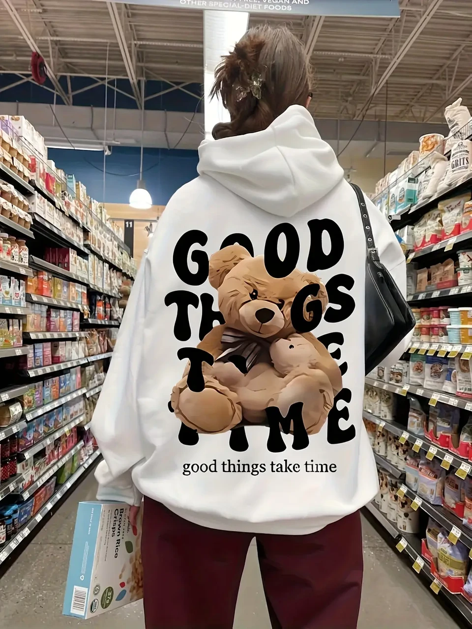 Худи женское с принтом Pin-000-2730 XL Белый (2700321819) Худи женское с принтом Pin-000-2730 XL Белый (2700321819)