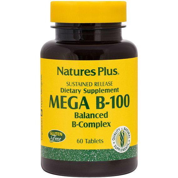 В комплекс Nature's Plus Mega В-100 60 Tabs (NTP1430)