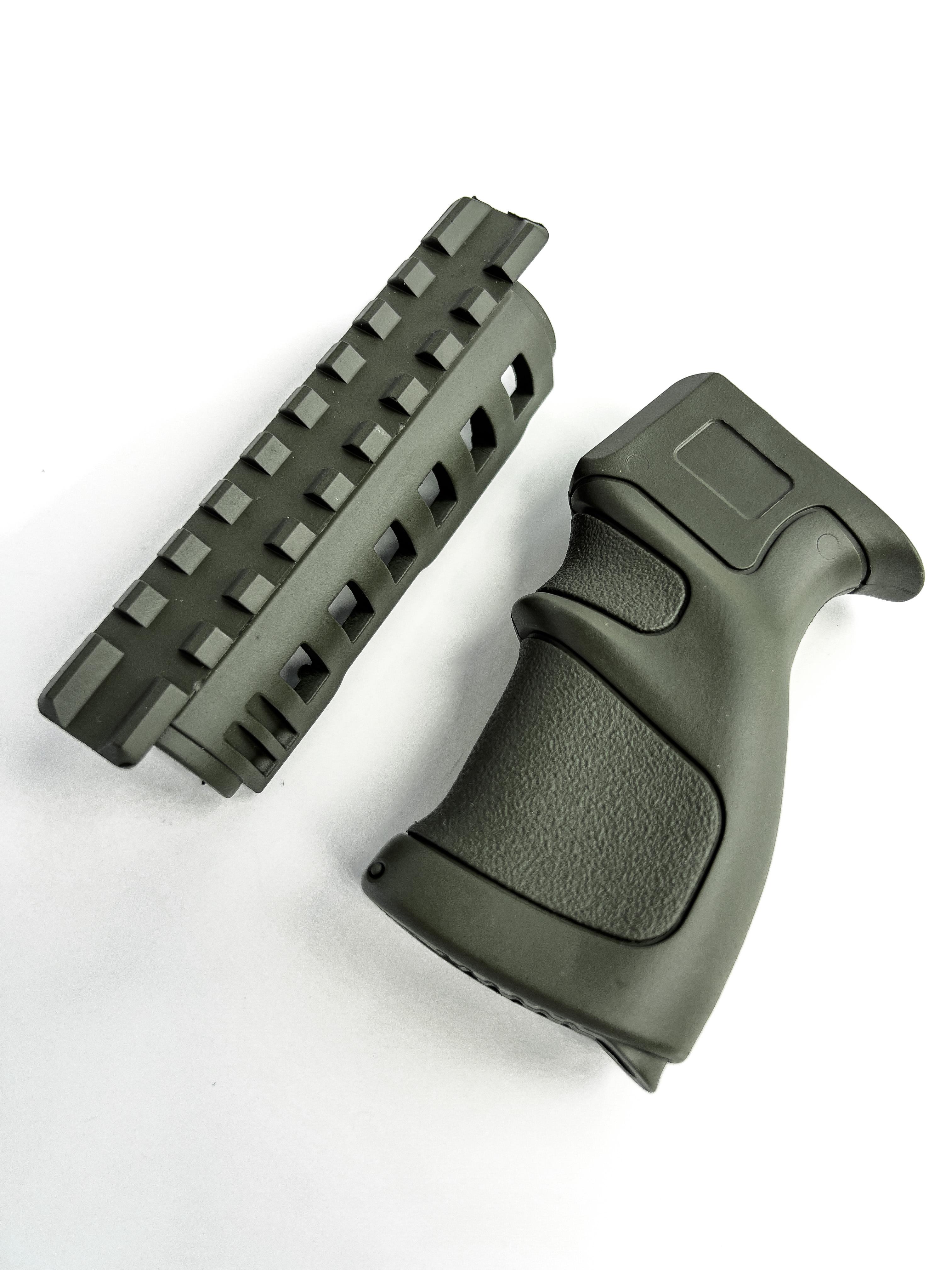 Обвес на АК 74/АК 47 тюнинг/пример АК сложный телескопический Оливковый - фото 8 Обвес на АК 74/АК 47 тюнинг/пример АК сложный телескопический Оливковый - фото 8