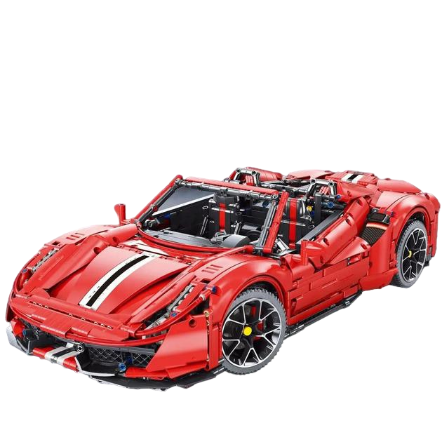 Конструктор-машинка дитячий GTE 1:8 3608 дет. Червоний (T5005А red)