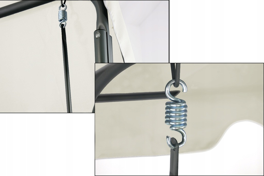 Садовые качели GardenLine VIP 170х110х153см Beige (63ecfacc222710731d1ab6d3) - фото 7