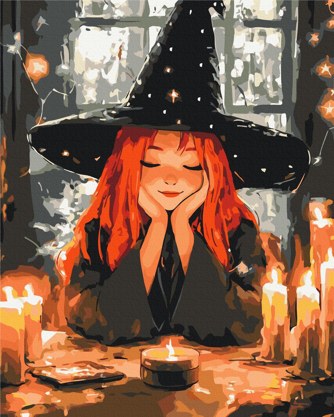 Картина по номерам Brushme Ночь ведьмы 40x50 см (BS54413) Картина по номерам Brushme Ночь ведьмы 40x50 см (BS54413)