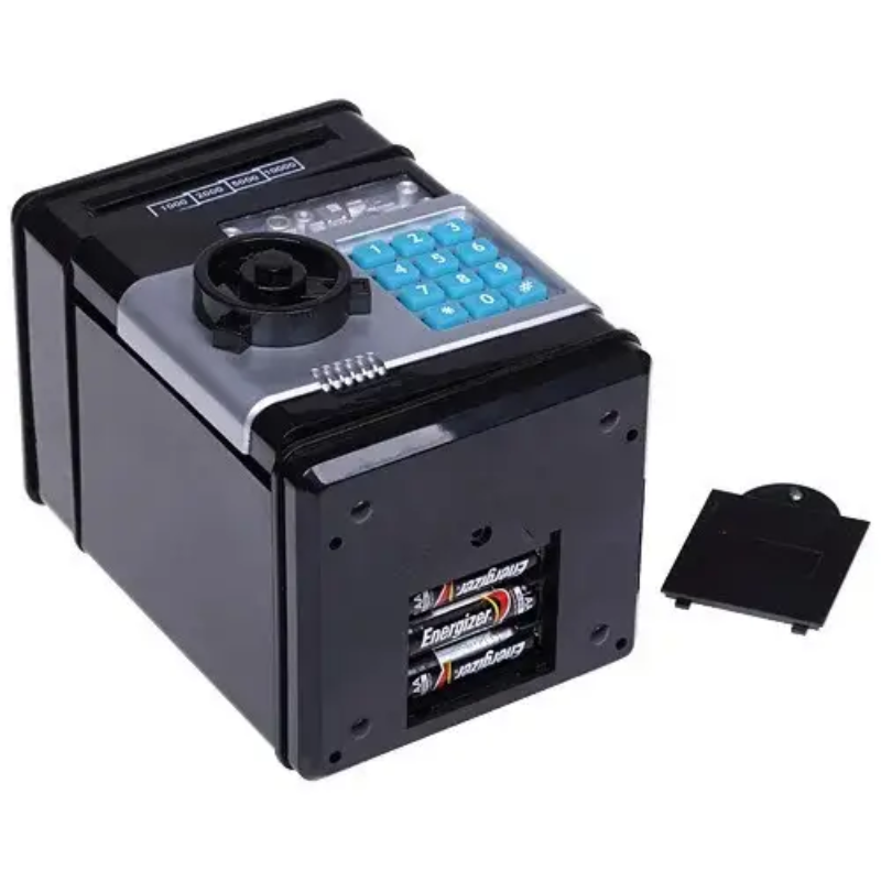 Копилка-сейф детская NUMBER BANK с кодовым замком Черный (2528416109) - фото 3