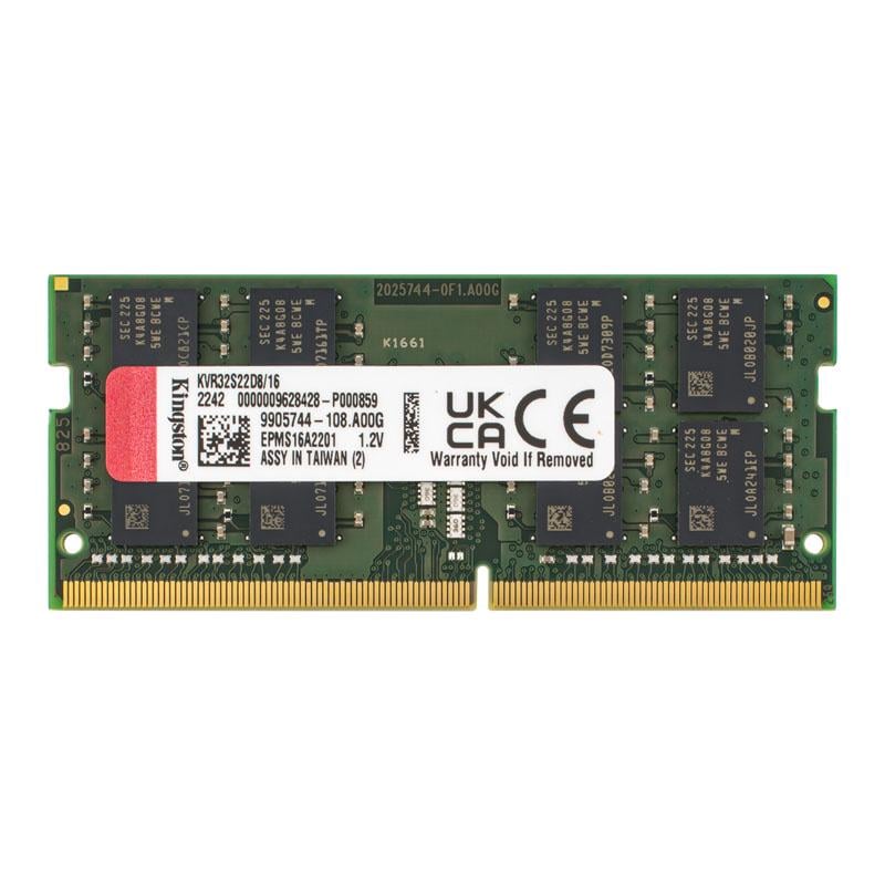 Модуль памяти SO-DIMM Kingston CL22 DDR4 16GB 3200MHz PC4-25600 1,2V (KVR32S22D8/16)