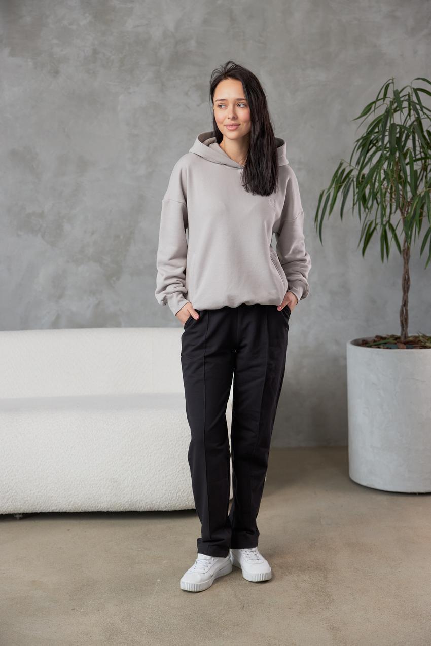 Худи женский М175.3 свет L Серый (841-1-62) - фото 8 Худи женский М175.3 свет L Серый (841-1-62) - фото 8