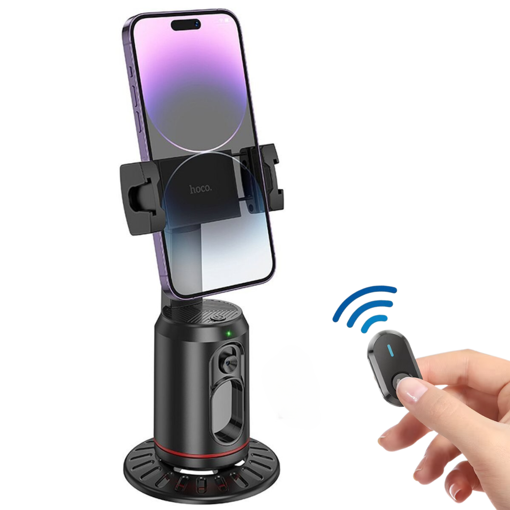 Смарт-штатив настольный для телефона Hoco Bluetooth с пультом Черный (SmartK23) - фото 11
