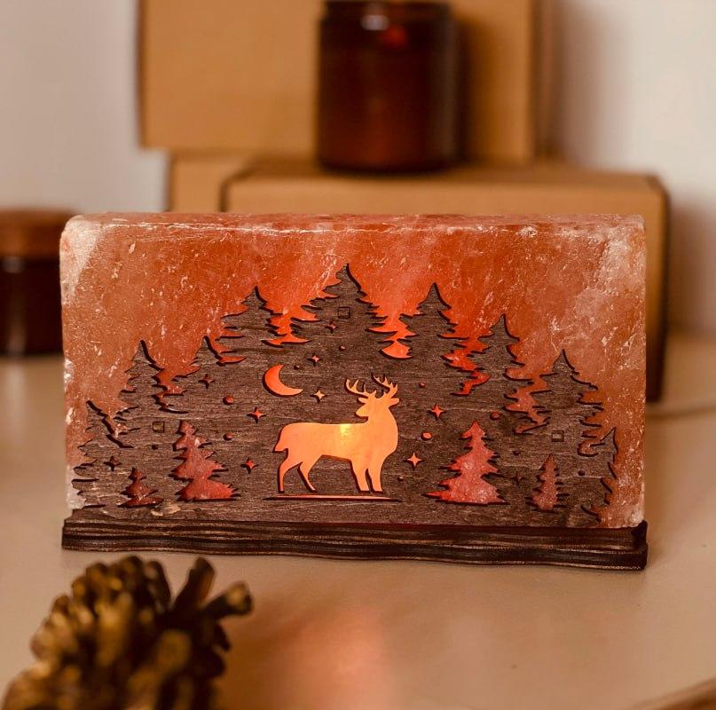 Соляная лампа Олень из гималайской соли 2 кг (Д-bahmut-002) - фото 7 Соляная лампа Олень из гималайской соли 2 кг (Д-bahmut-002) - фото 7