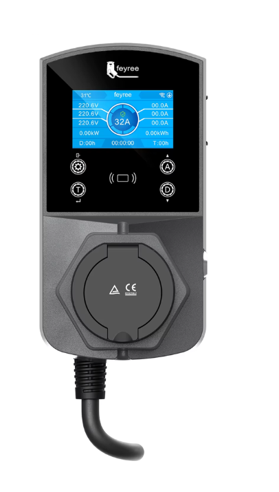 Зарядная станция для электромобиля Feyree 22кВт 32A Type2 - Draco PRO Wi-Fi Type2 3 фазы