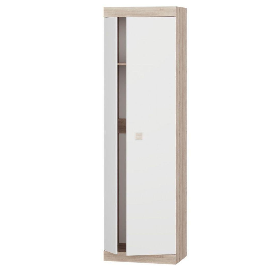 Шкаф гардеробный Еверест Соната-60 60х38х205 см Дуб сонома/Белый (EVR-20224)