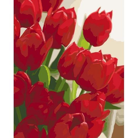 Картина по номерам Идейка Цветы Любимый 40х50 см в термопакете (КНО2945-mt)