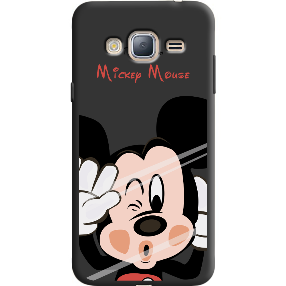 Чехол BoxFace Samsung J320 Galaxy J3 Mister M Черный силикон (24962-cc58-36110)