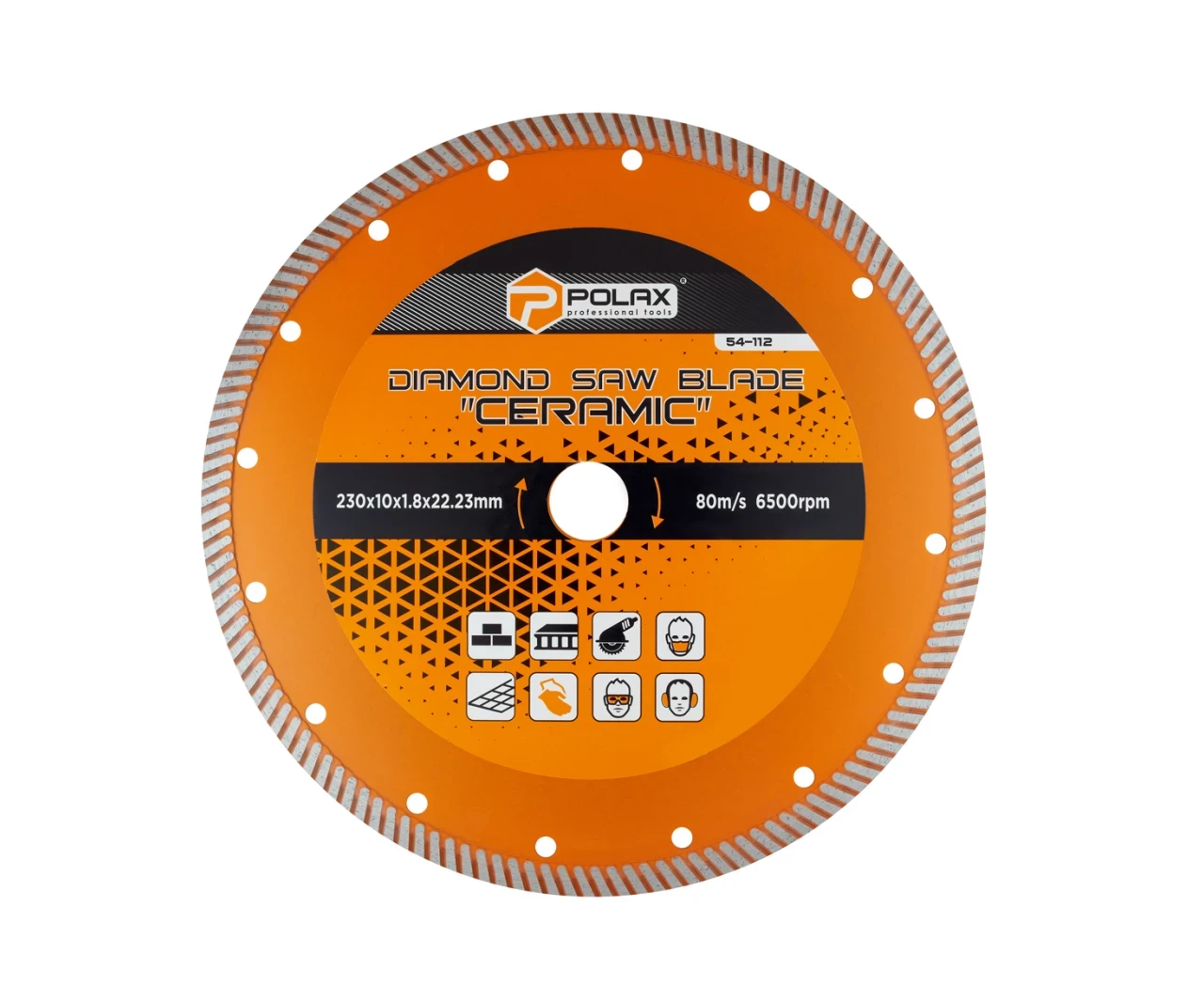 Диск алмазный Ceramic 230x10x1,8x22,23 мм (27806376)