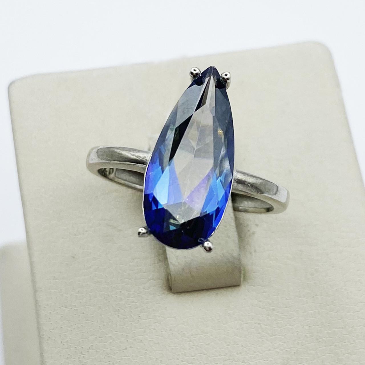 Кольцо серебряное с мистик кварцем р. 19 4,11 г (1921940150)