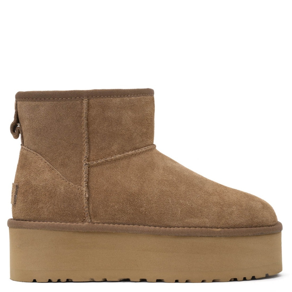 Уги жіночі UGG Mini Platform Chestnut Suede р. 39 Помаранчевий (12495)