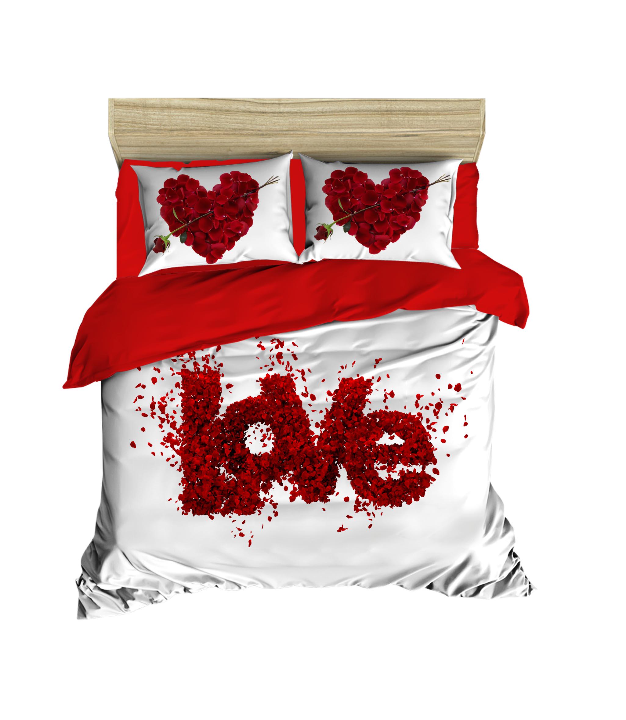 Комплект постільної білизни LIGHTHOUSE ranforce+3D Dream Love 200х220 см (2200000600875)