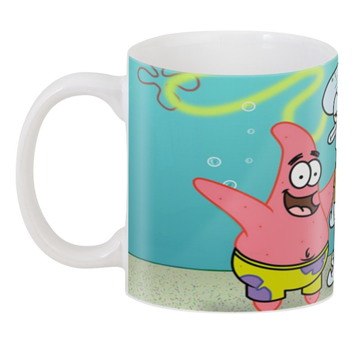 Чашка SpongeBob Друзья: губка боб патрик сквидвард - фото 1 Чашка SpongeBob Друзья: губка боб патрик сквидвард - фото 1