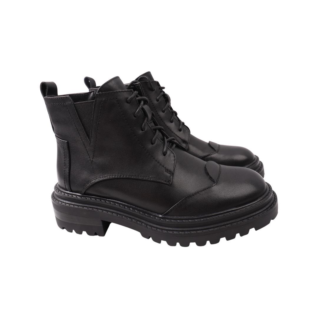 Ботинки женские Erisses из кожи р. 33 Черный (920-21DHC)
