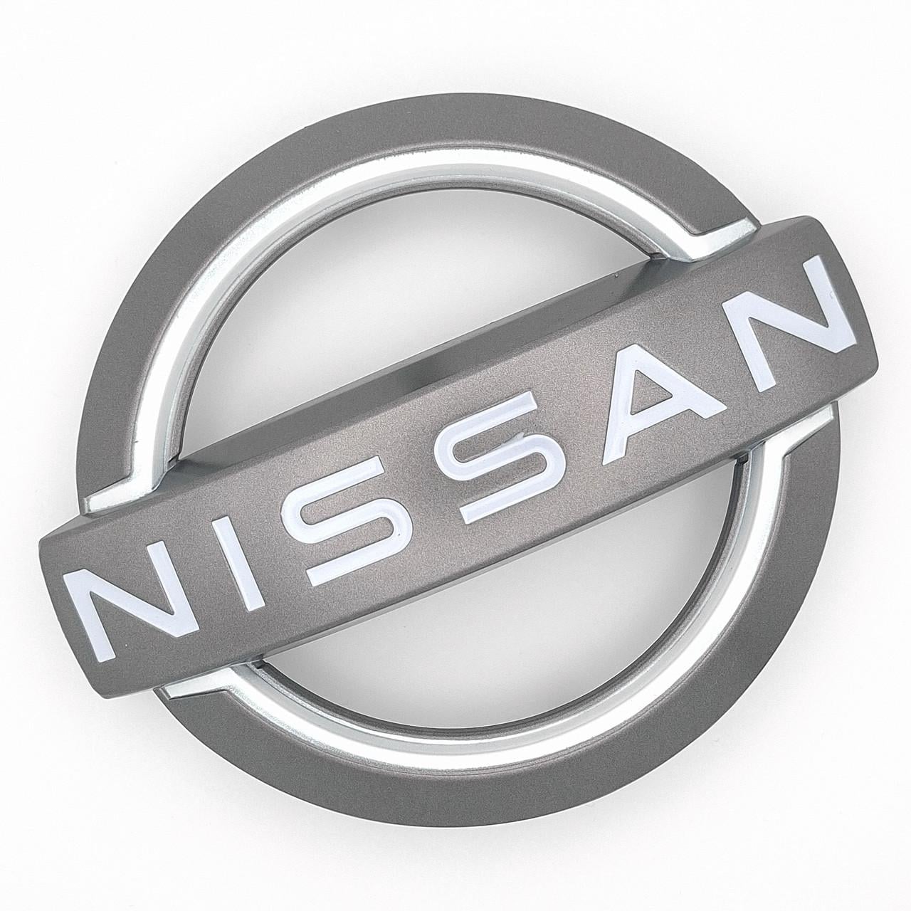 Эмблема Nissan радиаторной решетки ABS Серый матовый 153х130 мм (92889 9UH0A)