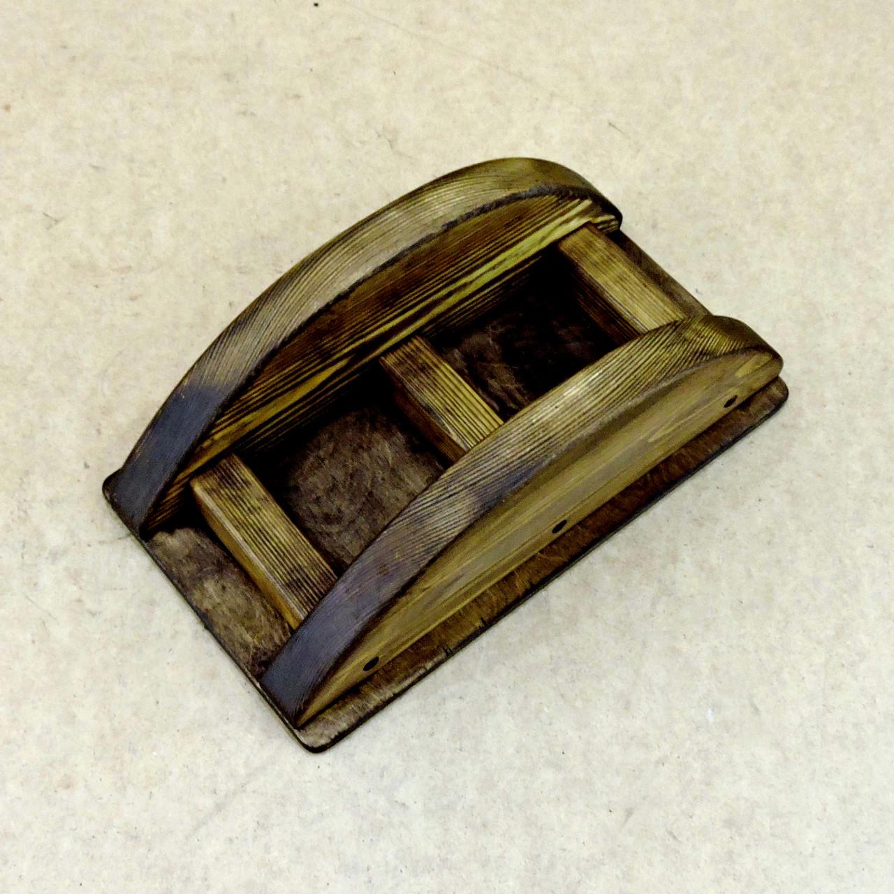 Балансировочная доска из дерева Канпур 45х25х15 см Капучино (БЛН-450109) - фото 8