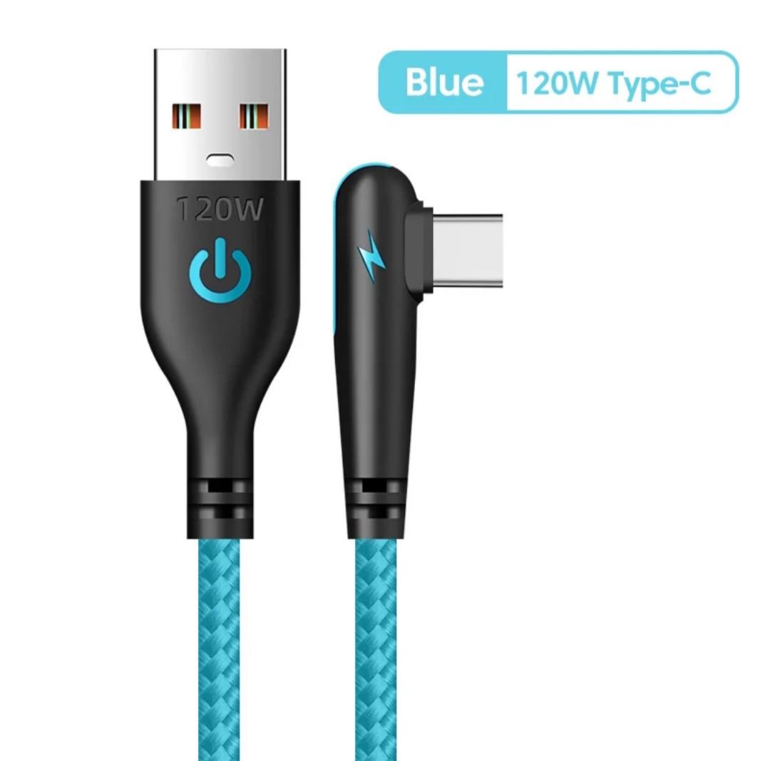 Кабель USB Type-C 2 м 90° (2554736543) - фото 11