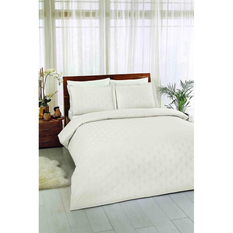 Постельное белье TAC Cross krem евро Кремовый (2000022182409)