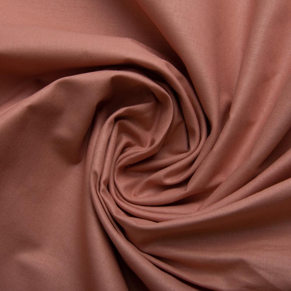 Ткань для постельного белья V-119 бязь ранфорс 2,4 м Корица (20023)