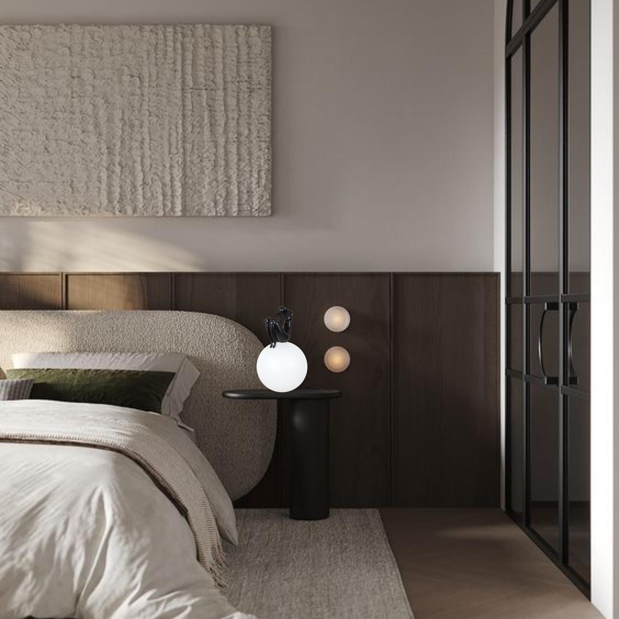 Настільна лампа 999-002 Куля Lady 30 см Black (999-002 BK) - фото 3