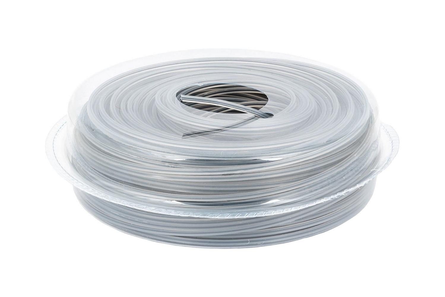 Волосінь для тримера MasterTool квадратна армована 2,40 мм х 82 м (19-1312)