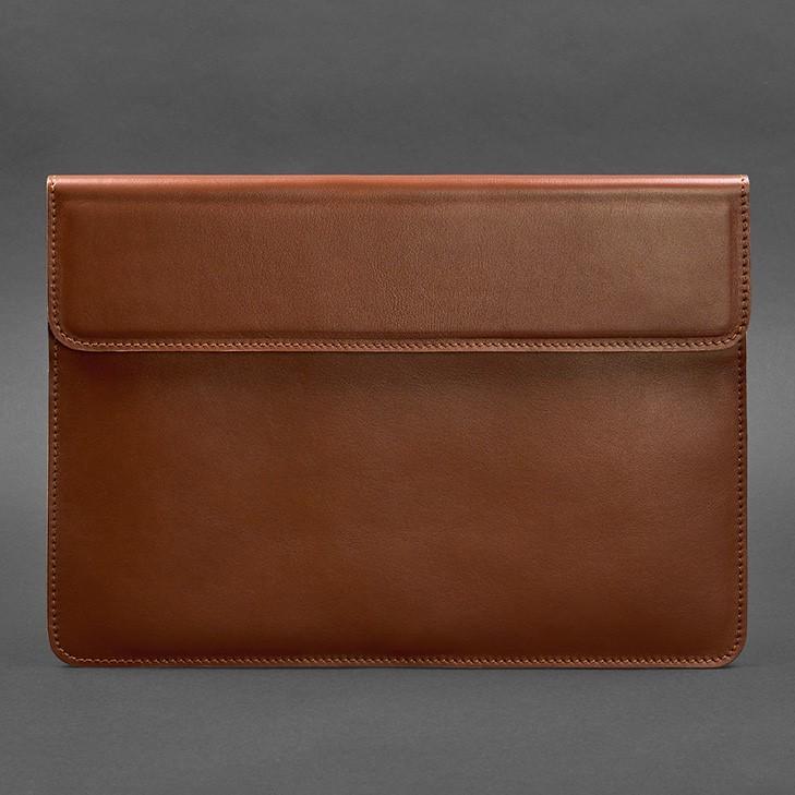 Чехол-конверт кожаный на магнитах для MacBook 13" Светло-коричневый (A-027552) - фото 2 Чехол-конверт кожаный на магнитах для MacBook 13" Светло-коричневый (A-027552) - фото 2