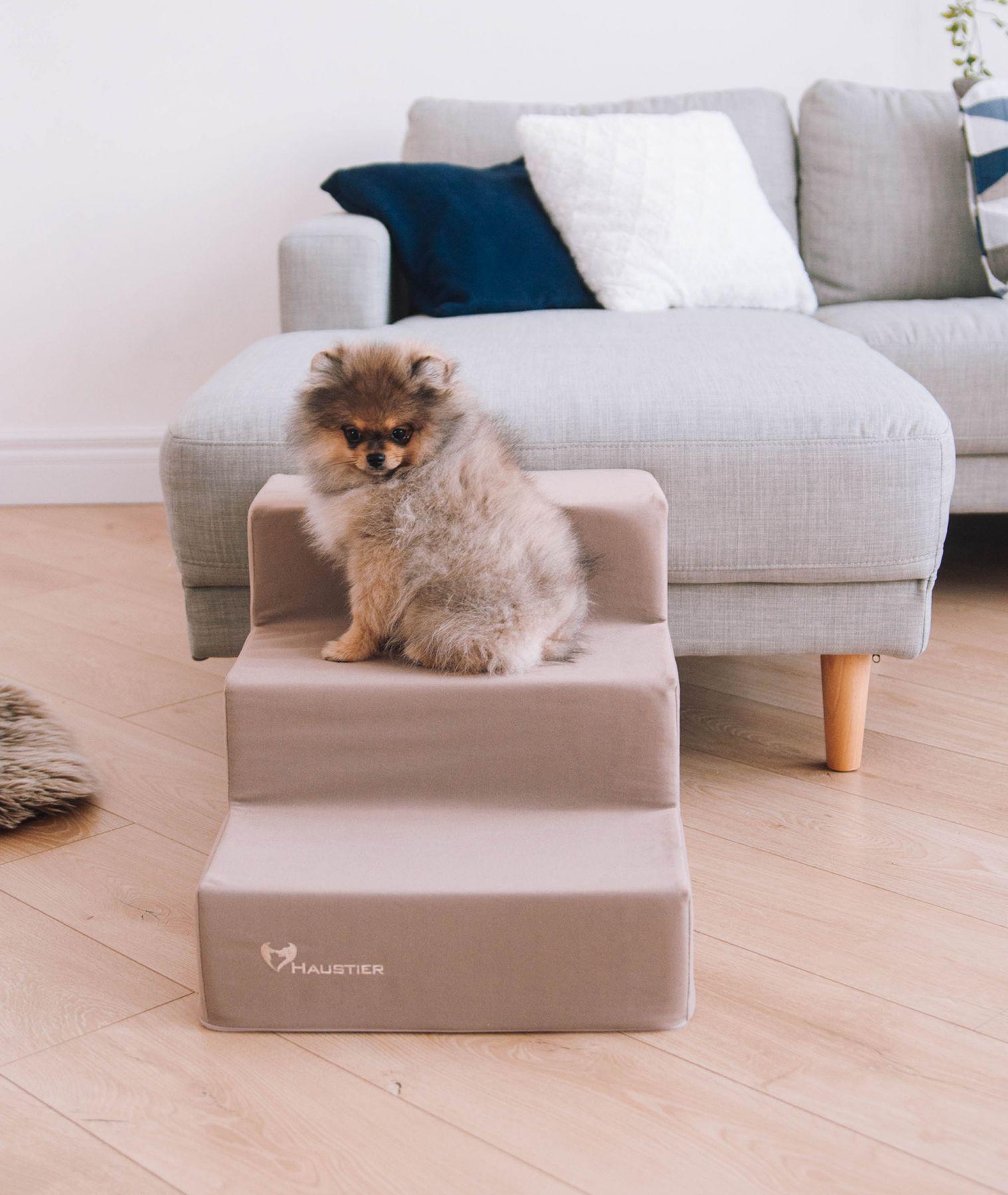 Сходинки для Собак Haustier Beige 3х-рівневі 54х40х36см (R1-1-049) - фото 2 Сходинки для Собак Haustier Beige 3х-рівневі 54х40х36см (R1-1-049) - фото 2