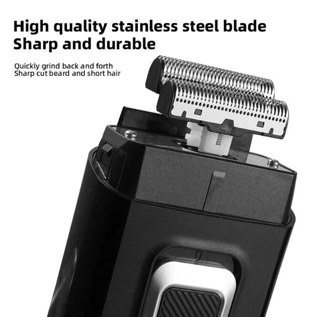 Електробритва DSP акумуляторна чоловіча для вологого та сухого гоління (60102) - фото 2