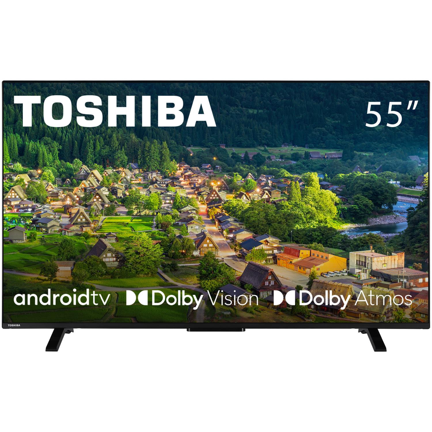 Телевізор Toshiba 55UA2363DG 55" UHD LED T2 Android 11 2x10W Dolby Digital HDMI Wi-Fi VESA 200x200 M4 Black (55UA2363DG)
