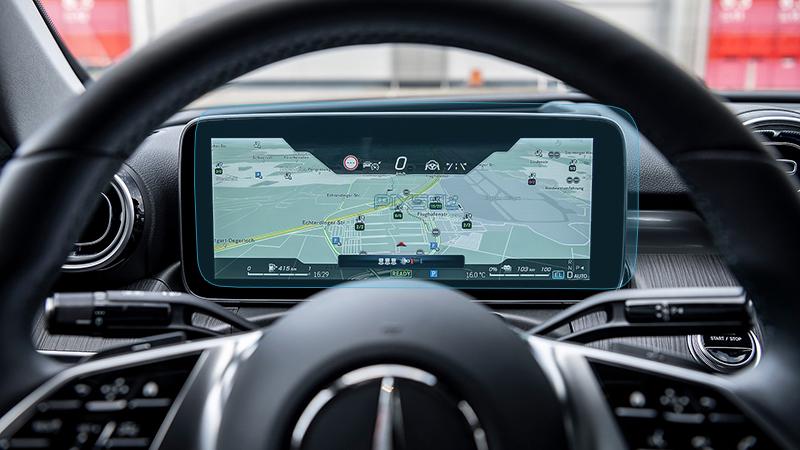 Скло захисне Pixsel гібридне глянець на приладову панель Mercedes Benz C CLASS 14,4“ 2021