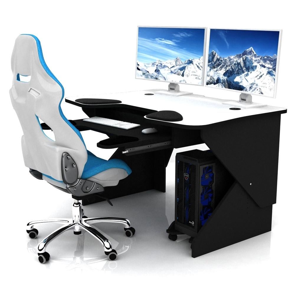 Стол геймерский XGamer MAX DXPRO SOFT ULTRA Белый с черным (2581636681)