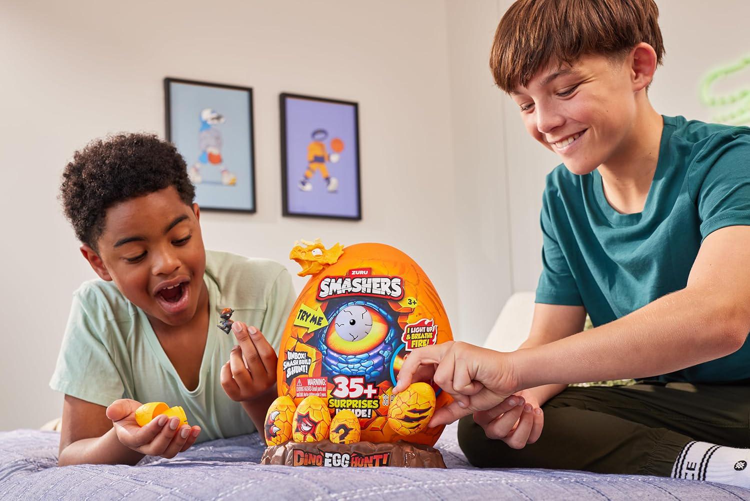 Игровой набор Zuru Smashers Dino Egg Hunt Light-Up T-REX (125598698) - фото 5 Игровой набор Zuru Smashers Dino Egg Hunt Light-Up T-REX (125598698) - фото 5