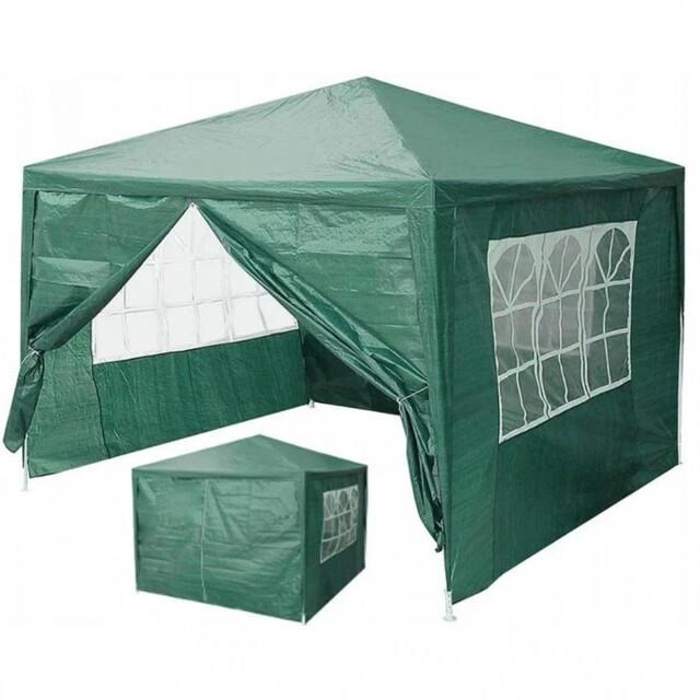 Павильон садовый Bonro B-1023 4 стенки 3х3 м Зеленый (2670149057) - фото 2 Павильон садовый Bonro B-1023 4 стенки 3х3 м Зеленый (2670149057) - фото 2
